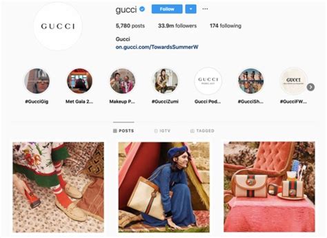 gucci on instagram|Gucci Instagram account.